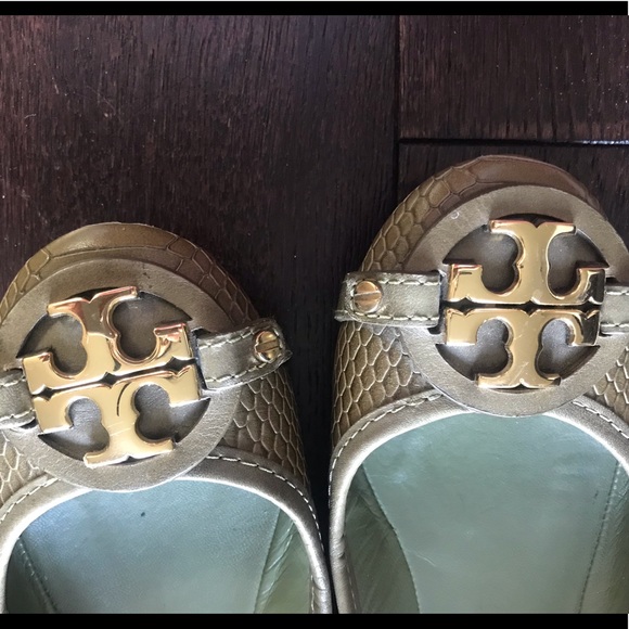 green Tory Burch flats - Picture 3 of 4